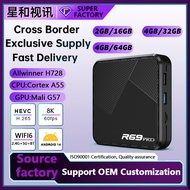 5G Gigabit 14 TVBOX R69PRO Allwinner H728 8K WIFI6 Baharu