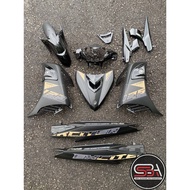 COVERSET BODYSET LC LC135 OEM V1 V2 V3 V4 V5 V6 2020 EXR BLACK HITAM MATTE STRIPE TANAM CLEAR STOCK