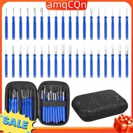 Terminal Removal Tool Kit 36 Pcs Depinning Tool Electrical Connector Pin Removal Tool Kit Pin Extrac