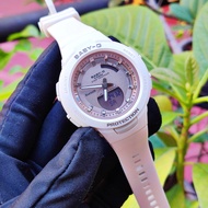 Fashionable Baby G Women Watch BGA-B100 ORIGINAL (100%Water Proof) Steel Back Led Light Shock Risist