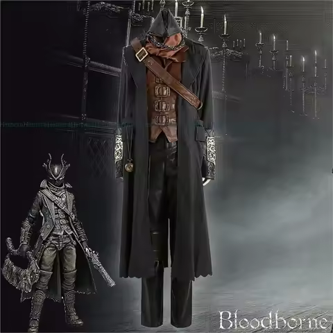 6'h\b/5;e,8\v,5/Cos Anime Games Roles Gehrman Huntsman Cosplay Costumes Men And Women Full Set Blood