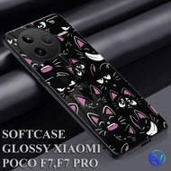 [ GT75 CAT ] Softcase Xiaomi POCO F7& F7 PRO Case Glitter Mirror Sublime Silicone Xiaomi