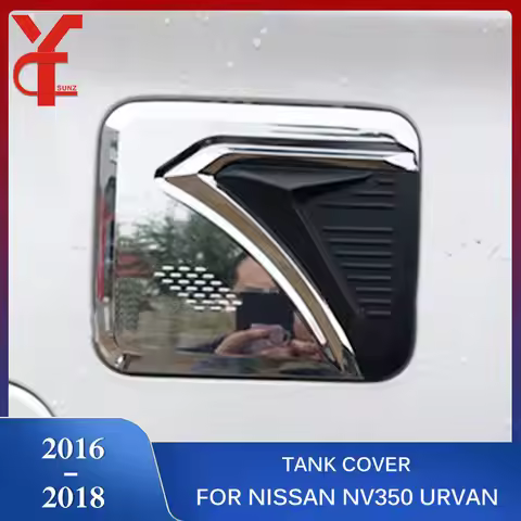 ABS Fuel Gas Tank Cap Cover For Nissan Urvan Caravan NV350 E26 2016 2017 2018 Accessories Exterior P