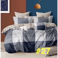 Queen Size Cartoon Bedsheet (4 in 1) Fitted Bedsheet Soft Cotton set