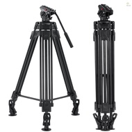 (Docooler)Andoer  67 Inch Tripod Stand Professional Video Tripod Heavy Duty Aluminum Alloy with Deta
