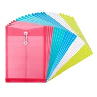6 pcs File A4 Tali Fail Plastik A4 Envelope File A4 String File  A4 Size Rope Document File