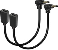 USB C to Micro USB Cable, 90 Degree USB Type C (USB-C) Male to Micro USB Female Adapter Converter Ch