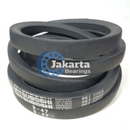 B47 MITSUBOSHI VanBelt FanBelt Van Fan V Belt B 47