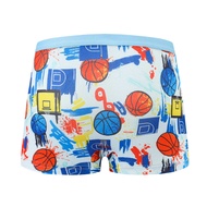 [Boxer Briefs] Boys Briefs Milk Silk Comfortable Breathable Boys Boxer Briefs Big Kids Cartoon Boxer
