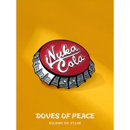Radiation Shelter NukaCola Bottle Cap Metal Brooch Badge Game Accessories Clothes Bag Packaging Acce