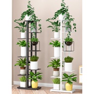 TLQ Plant Rack Shelf Potted Plant Stand Flower Pot Stand Indoor Outdoor Decrocate