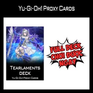 Yugioh - Tearlaments Deck - 1-Sided Print (60 Cards)