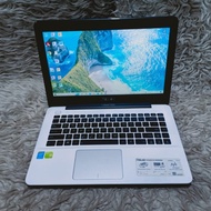 Laptop Asus A455L Ram 4gb Double Hardisk Double VGA core i3 gen4 Siap pakai
