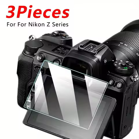 3Pcs 9H Tempered Glass Screen Protector For Nikon Z9 Z9II Z8 Z7 Z7II Z6 Z6II Z5 Z50 Z30 Z70 Z72 Z62 