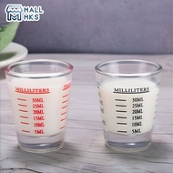 Expresso Shot Glass Coffee Measuring Cup 30ml