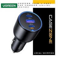 UGREEN 130W USB C Car Charger, Type C Car Charger Adapter Compatible