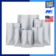 50pcs Aluminium Foil Bag with zipper