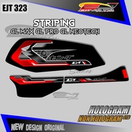 STRIPING STIKER GL NEOTECH / STRIPING GL MAX / STIKER MOTOR GL PRO EJT 323