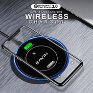 BAVIN PC518 Qualcomm 3.0 Qi Quick Wireless Charger for iPhone 12 8plus X XS Samsung S8 S9 S10 Xiaomi