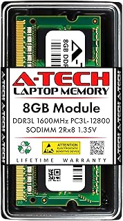 A-Tech 8GB RAM Replacement for Crucial CT2KIT102464BF160B | DDR3/DDR3L 1600MHz PC3L-12800 2Rx8 1.35V