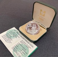 澳洲 1988年 10元 菲利普總督登陸紀念鏡面.925銀幣（ 有盒帶証書）      送禮之選。        （可議價)
