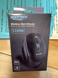 ROCKTECH S100W 無線靜音滑鼠 2.4G 接收器