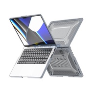 INOVAGEN แล็ปท็อป Mac ป้องกันกรณีที่มองไม่เห็นยืนสำหรับ Air M1 M2/Pro 13 14 16 A2337 A2681 A2338 A22