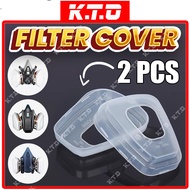 1 Pair 3M 501 Filter Retainer Plastic Cover Filter Mask For Gas Mask 5N11 / 3M 5P71 With 6000 Series