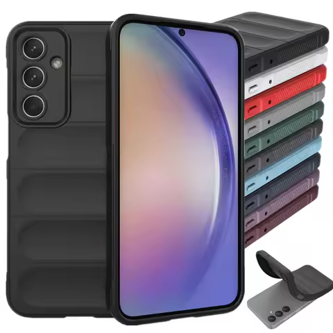 Skin Feeling Flexible Silicone Case for Samsung Galaxy M35 M15 M55 5G M14 M34 M54 Quantum 5 Cover Sh