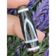 💥Ready Stock💥 38.3mm X 11.1mm 高油 一眼靠山 天珠 1 Eyed Mountain Dzi Manik Dzi CW2357