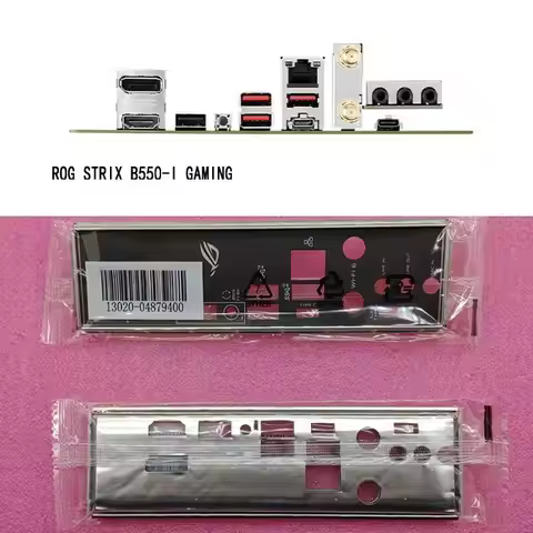 For Asus ROG STRIX B550-I GAMING I/O Shield Back Plate BackPlate BackPlates Blende Bracket