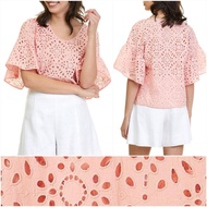 COUNTRY ROAD eyelet embroidery top