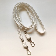 Floral Pattern Bag Lanyard Double Buckle Shoulder Strap 1.2m Mobile Phone Messenger Rope Four Season