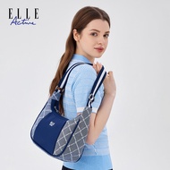 ELLE Active |กระเป๋าสะพายไหล่เดียวลายดอกไม้แนววินเทจจาก Elle Active ความจุมาก ใช้ได้ทั้งแบบถือและสะพ