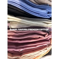 BAWAL SAKURA PREMIUM PLAIN COTTON VOILE
