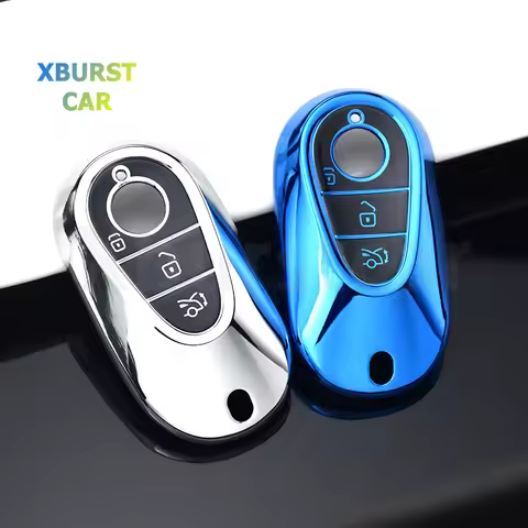 Car Key Case Cover for Mercedes Benz 2022 C S Class W206 W223 S350 C260 C300 S400 S450 S500 TPU Shel