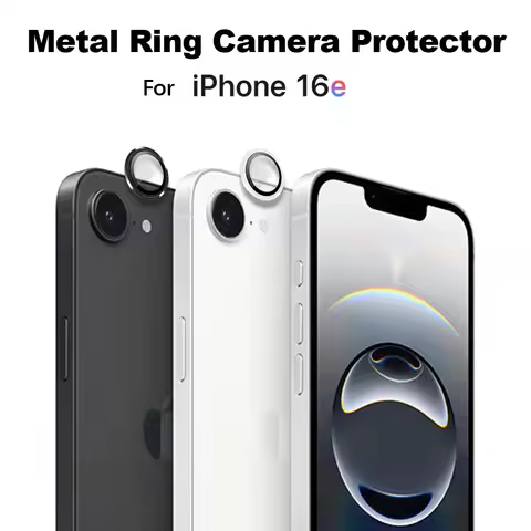 3D Camera Protector Glass For Apple IPhone 16e 16 e e16 IPhone16e HD Tempered Glass Lens Metal Rear