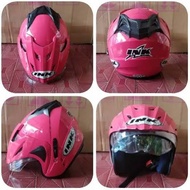 Helm INK kw JP8 Double Visor Pink