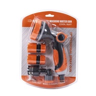 TIHOLE 10Mode High Pressure Spray Nozzle Set Sprinkler Water Jet 360°Rotatable Head Water Sprayer Ga