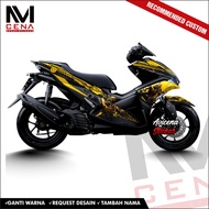 Sticker Decal Aerox 155 Decal Sticker Aerox 155 Striping Aerox Full Body Decal Aerox transformer