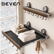 Balcony Suction Cup Foldable Drying Rack Balcony Invisible Shoe Drying Rack Retractable Net Househol