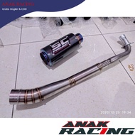 Exhaust EKZOS LAGENDA110/SRL 110/SRL110 Z/SRL 110 ZR/SRL 115/SRL115/KRI100/WAVE exhaust EKZOS