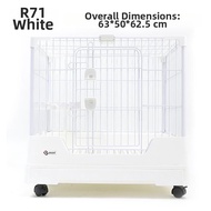 Dahyang Large Double Door Glass Cage R81PRO Car Cover Villa Style High Transparency Rabbit Cage for 