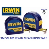 IRWIN 3M 5M 8M MEASURING TAPE BASIC RULER MEASUREMENT MEASURER,3M 10FEET 5M 16FEET 8M 26FEET