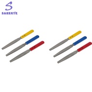 Z5greatbuy666- Nut File Set Carbon Steel Guitar Fret File Guitar Repairing and Instrument Modifying 