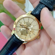 Đồng hồ nam dây da Aolix AL7061G chạy 6 kim kiểu dáng thể thao kính sapphire chống xước chống nước c