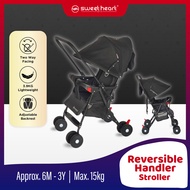 Sweet Heart Paris ST208 2 Way Push Facing 3.9KG Lightweight Travel Baby Stroller