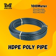 CS "SIRIM" 100M PN10/ PN12.5/ PN16 PE100  HDPE Poly Pipe /Poly Pipe High Quality(Buatan Malaysia) Ma