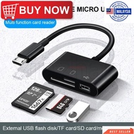 MH Three-in-one Multi-function OTG Type-C Transfer Card Reader / Type-C Phone Card Reader TF Card SD