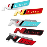 Car Sticker N Line Nline Emblem Badge Decal For Hyundai I20 I30 Kona Tucson Sonata Elantra Veloster 